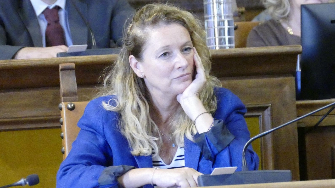 Ilaria Bugetti il giorno dell’ultimo consiglio comunale Foto Attalmi