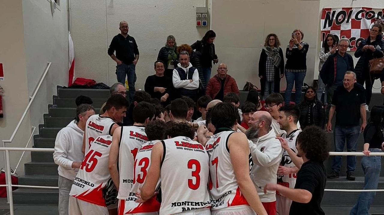 La squadra di Montemurlo in una partita casalinga