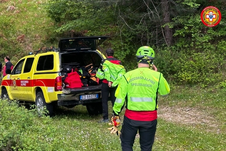 Intervenuto sul posto anche il soccorso alpino (foto repertorio Ansa)
