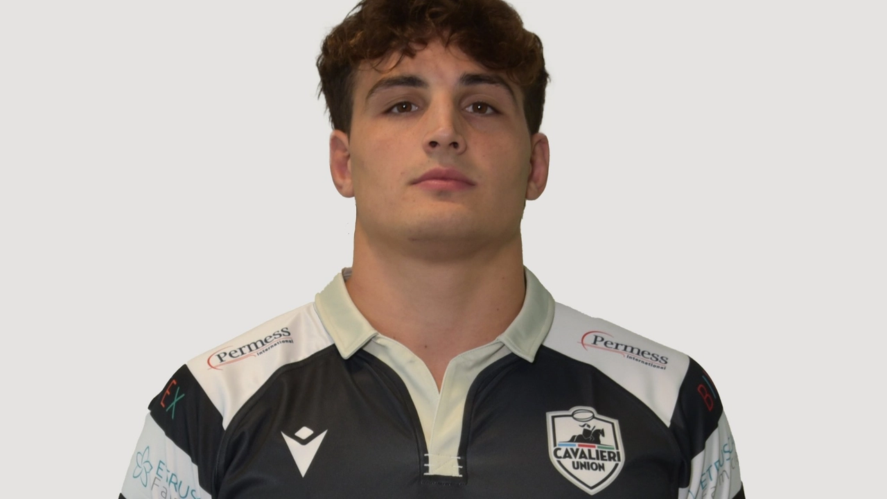 Lorenzo Ciampolini con la maglia dei Cavalieri Lorenzo Ciampolini con la maglia dei Cavalieri