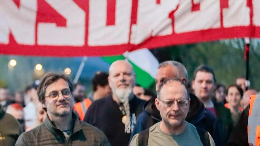 Un corteo dei lavoratori ex Gkn Un corteo dei lavoratori ex Gkn