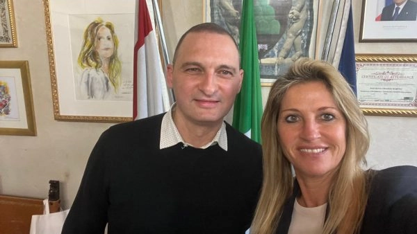 Giacomo Brandi con Silvia Chiassai Martini Giacomo Brandi con Silvia Chiassai Martini