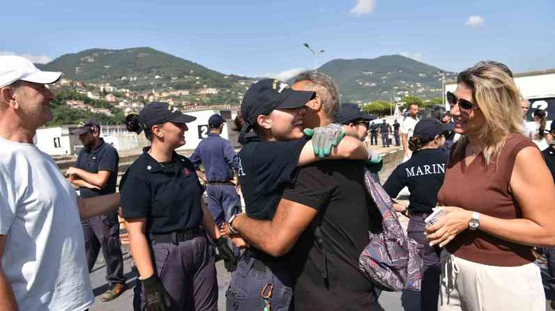 Baci e abbracci al ritorno Baci e abbracci al ritorno