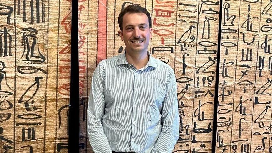 L’architetto Lorenzo Borzonasca ha curato l’allestimento della mostra sugli Egizi L’architetto Lorenzo Borzonasca ha curato l’allestimento della mostra sugli Egizi