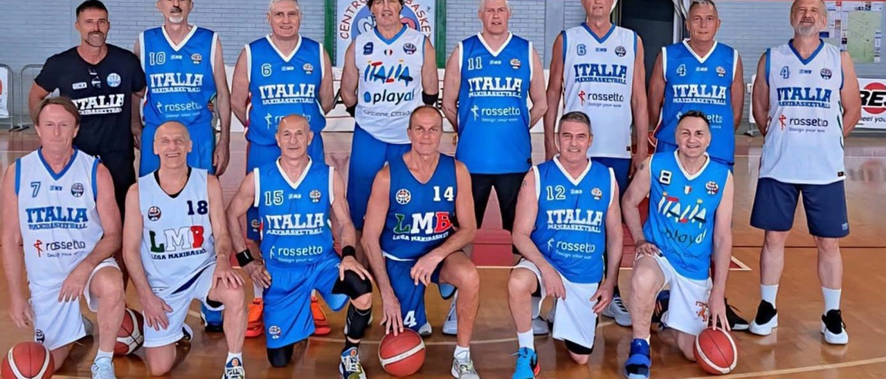 Luca Magni guida la Nazionale Over 60 al Mondiale di Maxibasket in Svizzera