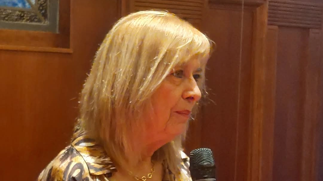 Caterina Trombetti nel corso della presentazione