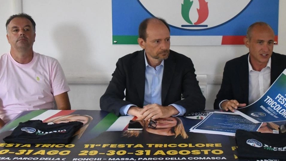 Da sinistra Massimiliano Fornari, Alessandro Amorese e Marco Guidi Da sinistra Massimiliano Fornari, Alessandro Amorese e Marco Guidi