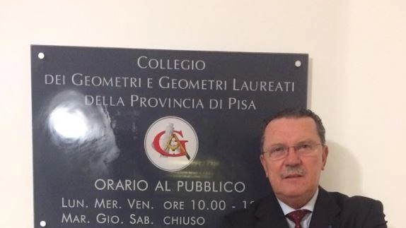 Giacomo Arrighi, presidente del Collegio dei Geometri. della Provincia di Pisa Giacomo Arrighi, presidente del Collegio dei Geometri. della Provincia di Pisa