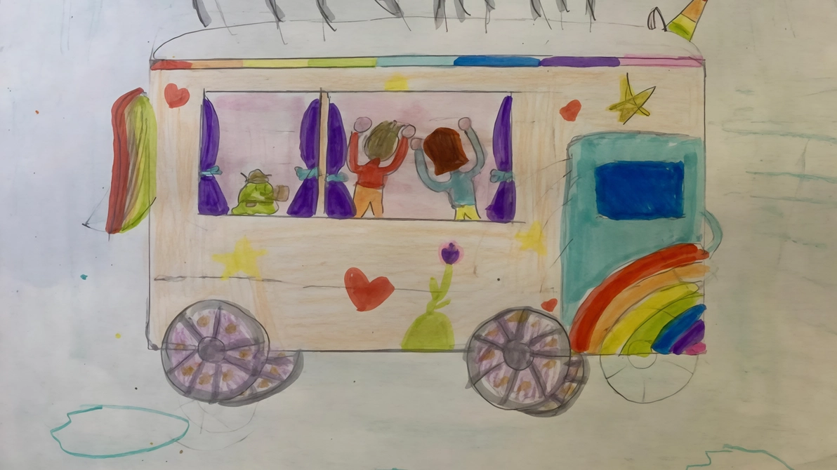 Il disegno realizzato dagli studenti