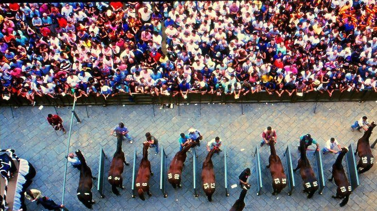 Un’immagine della Tratta dell’agosto 1997 nello scatto di Augusto Mattioli Un’immagine della Tratta dell’agosto 1997 nello scatto di Augusto Mattioli