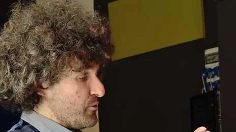 Lo scrittore Michele D’Ignazio