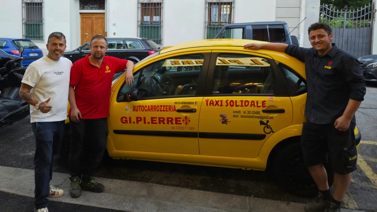 Il taxi solidale del comitato Cittadini per Firenze