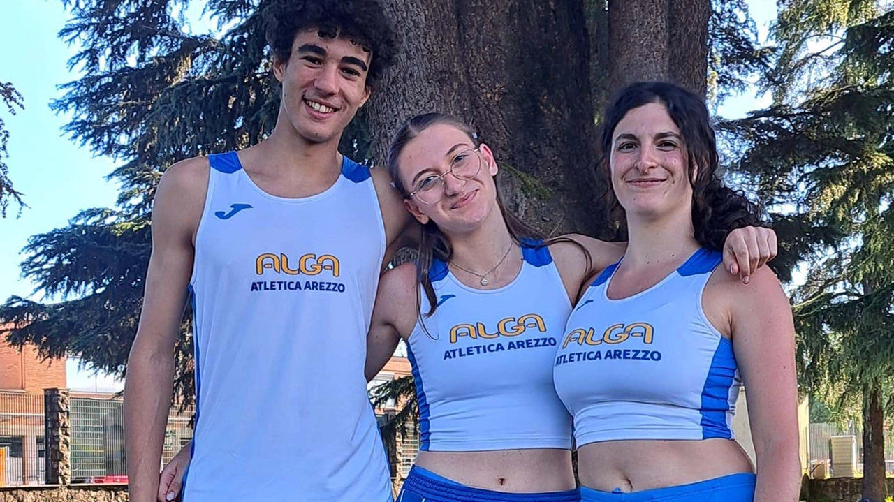 Quattro ragazzi dell’Alga Atletica Arezzo in pista ai Campionati Italiani Allievi