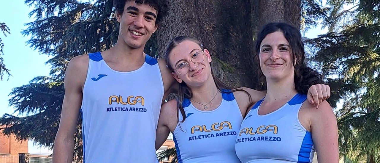 Quattro ragazzi dell’Alga Atletica Arezzo in pista ai Campionati Italiani Allievi