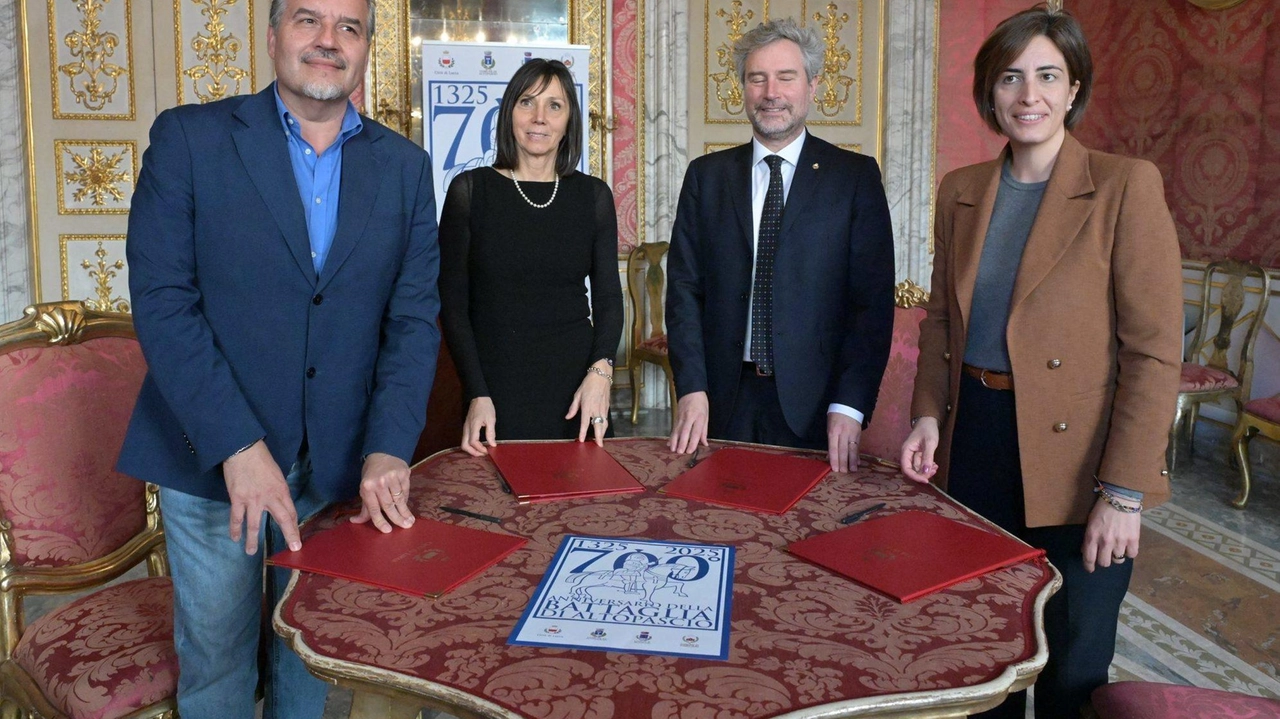 I sindaci Fornaciari, Bassini, Pardini e D’Ambrosio alla firma del protocollo