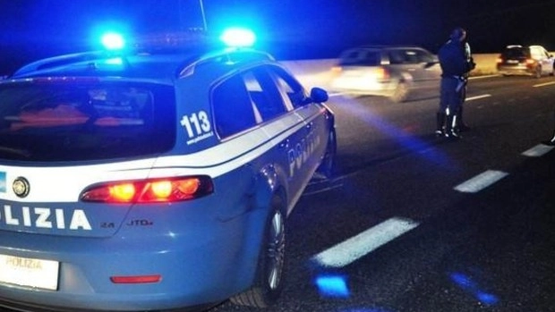 Intervenuta la polizia stradale (Foto repertorio Ansa) Intervenuta la polizia stradale (Foto repertorio Ansa)