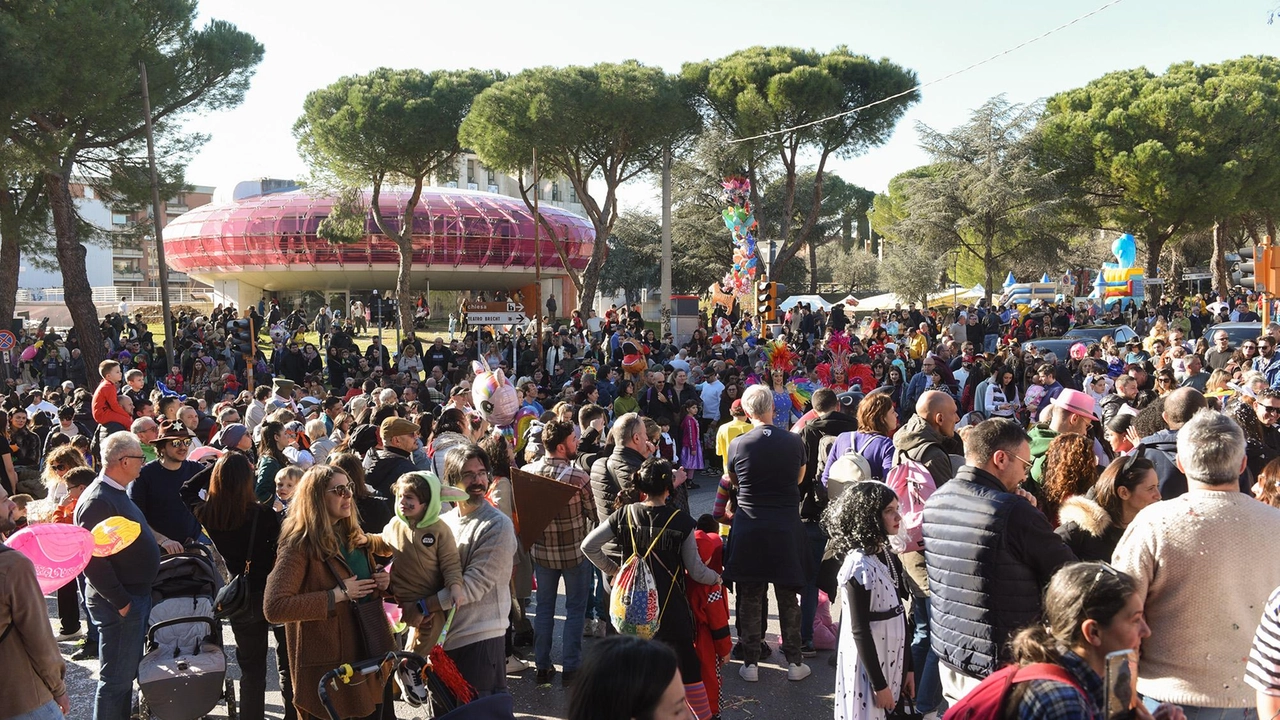 Una delle tappe del Carnevale di San Sisto Una delle tappe del Carnevale di San Sisto