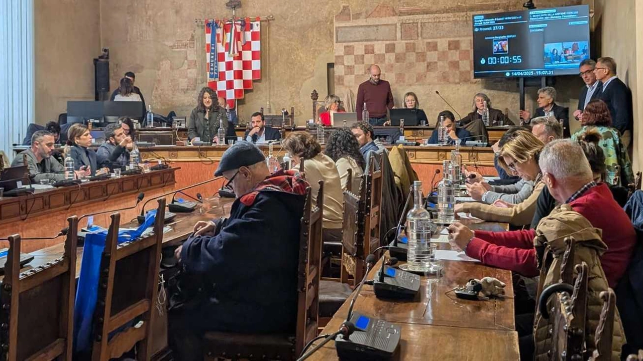 Nella foto d’archivio, una seduta del consiglio comunale Nella foto d’archivio, una seduta del consiglio comunale
