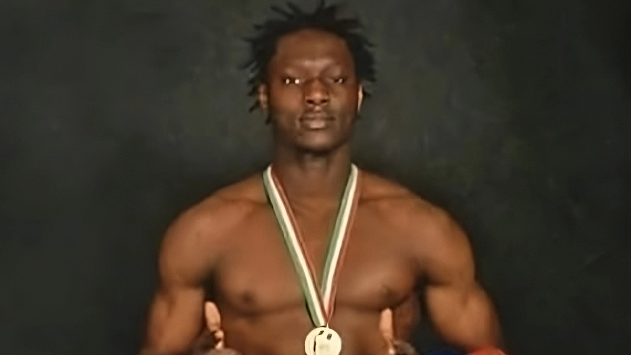 Mouhamed Ali Ndiaye durante il periodo di militanza in nazionale