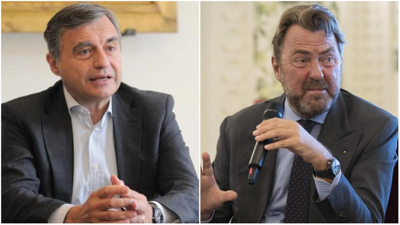 Gabriele Gori (a sinistra), direttore della Fondazione Cr Firenze e Bernabò Bocca, presidente della Fondazione stessa Gabriele Gori (a sinistra), direttore della Fondazione Cr Firenze e Bernabò Bocca, presidente della Fondazione stessa