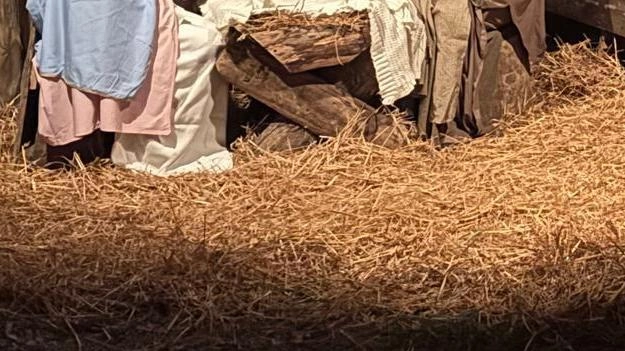 Una delle rappresentazioni del presepe vivente nel borgo di Celalba Una delle rappresentazioni del presepe vivente nel borgo di Celalba