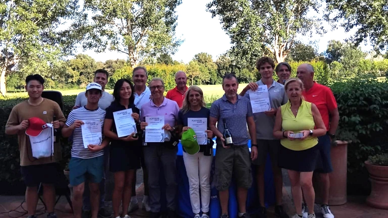 Golf, grande successo per la "Platinum Race" de Le Pavoniere: i premiati