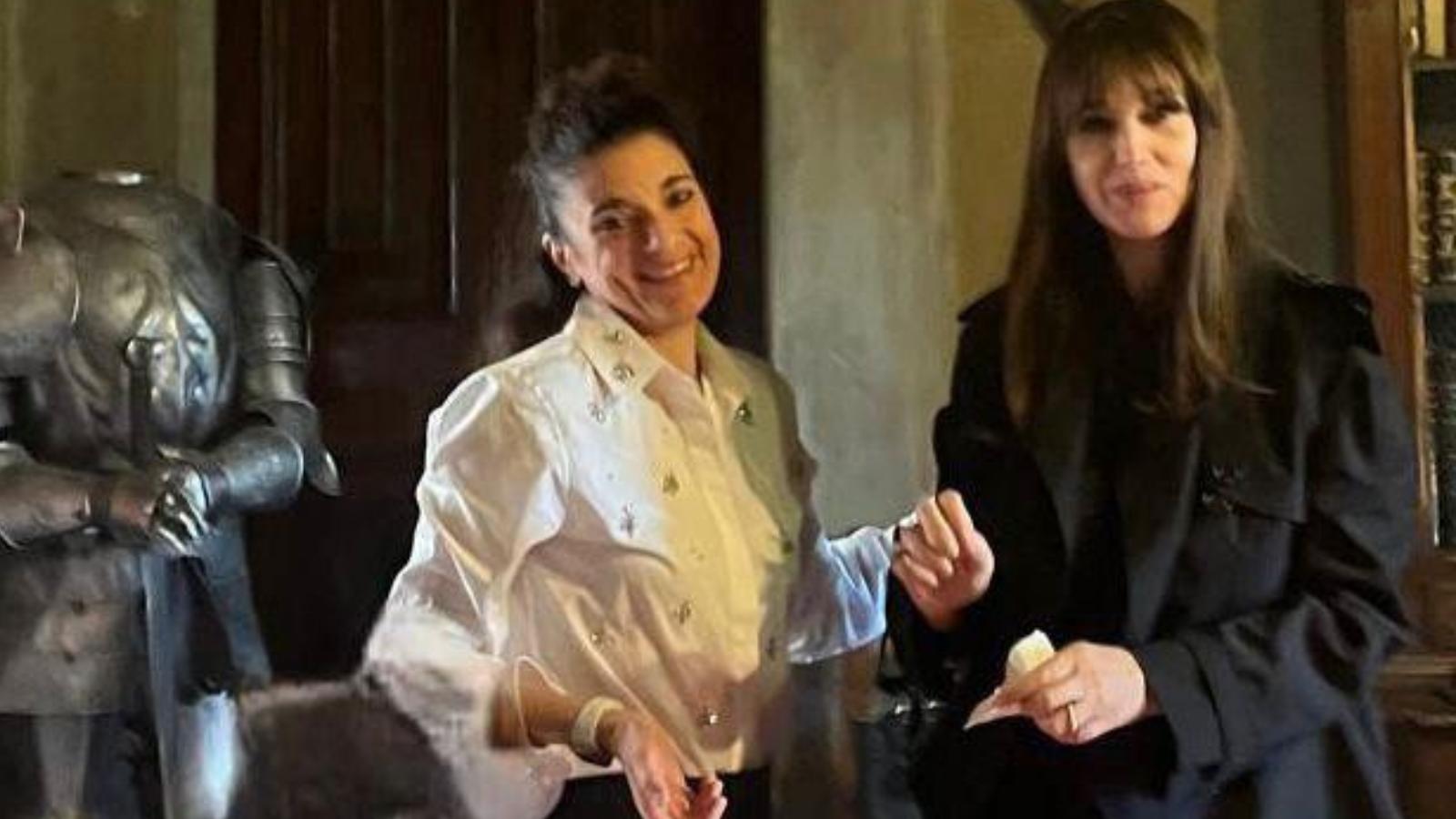 Week end in Altotevere per Monica Bellucci. L’attrice in visita al Castello di Sorci Week end in Altotevere per Monica Bellucci. L’attrice in visita al Castello di Sorci