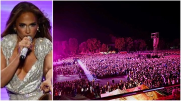 Jennifer Lopez: concerto di Lucca, 18mila in delirio per la regina del pop. Tanti vip
