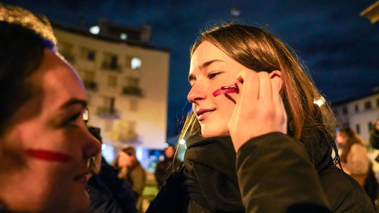 Una foto di repertorio della manifestazione a Torino, per la Giornata internazionale per l'eliminazione della violenza contro le donne