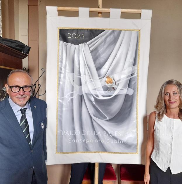il drappo del palio della balestra quando l8217arte incontra la tradizione