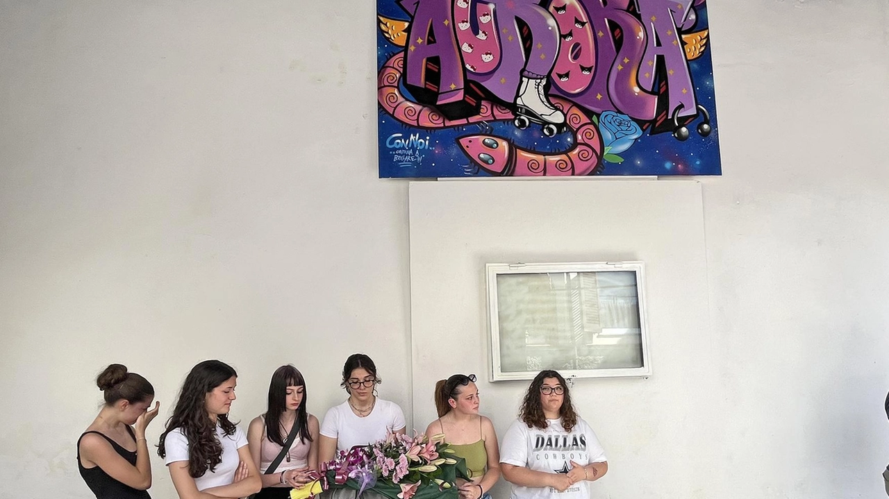 Il pannello di Street art in memoria della studentessa è stato sistemato a Batignano. Momenti di grande emozione. Il pannello di Street art in memoria della studentessa è stato sistemato a Batignano. Momenti di grande emozione.