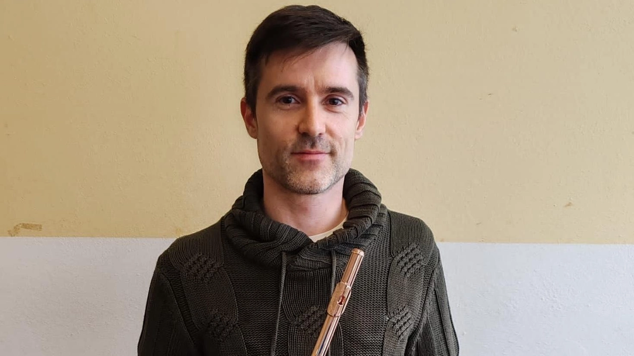 Il maestro Gregorio Tuninetti, primo flauto dell’orchestra del Maggio Fiorentino