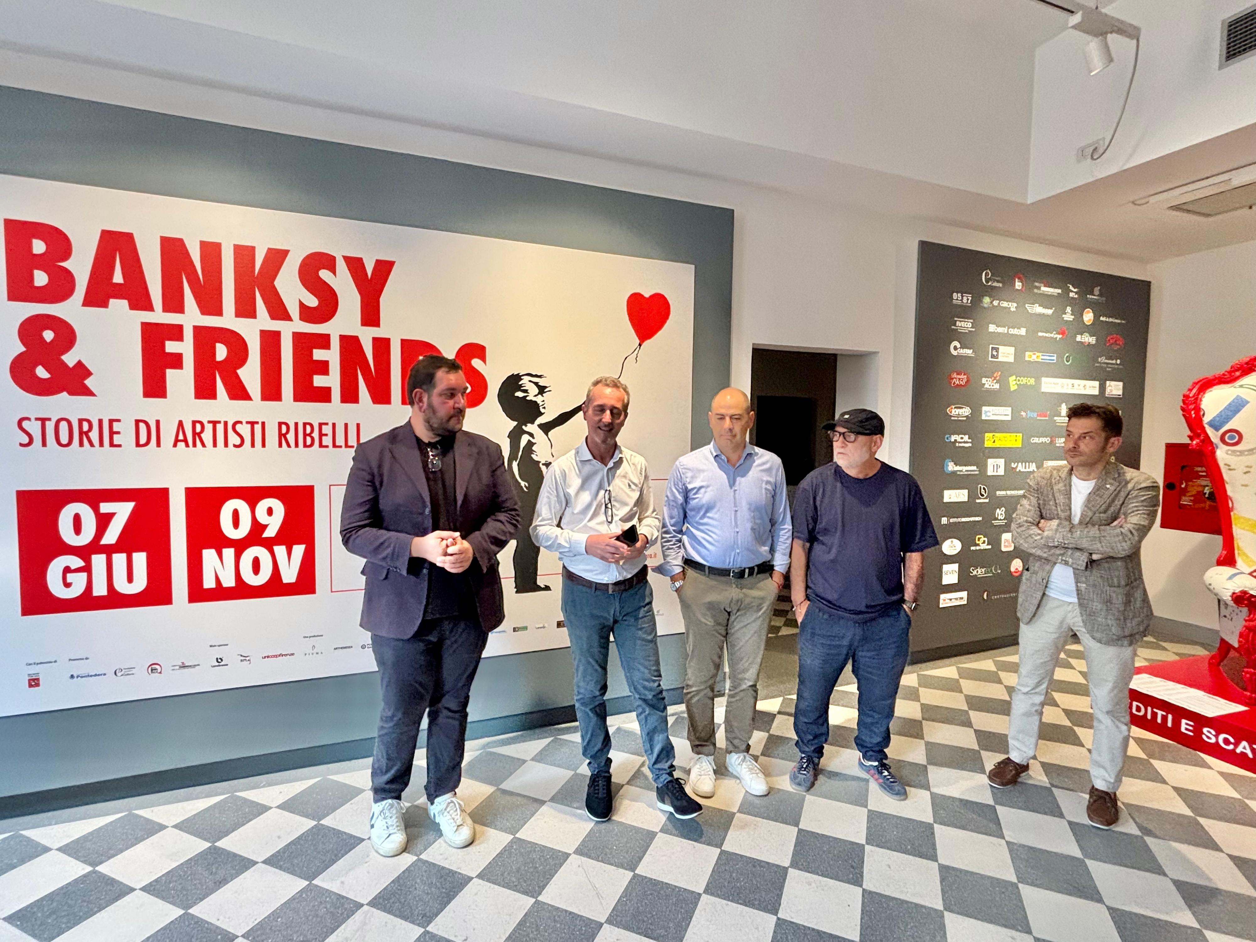 Tornano le grandi mostre al Palp: “Banksy & friends“. Gli artisti ribelli: “Mostra di livello internazionale” Tornano le grandi mostre al Palp: “Banksy & friends“. Gli artisti ribelli: “Mostra di livello internazionale”