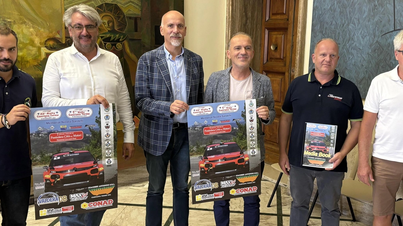 La presentazione del Rally di Casciana Terme