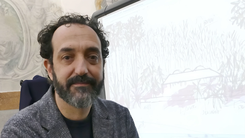 L’ex assessore all’urbanistica Barberis durante la presentazione di un progetto green