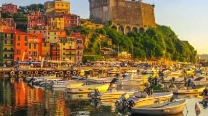 Uno scorcio della cittadina ligure