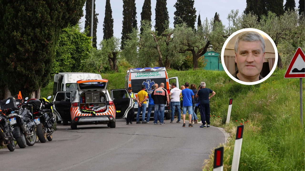 Piero Pratesi è morto travolto da un furgone, tragedia alla gara ciclistica Piero Pratesi è morto travolto da un furgone, tragedia alla gara ciclistica
