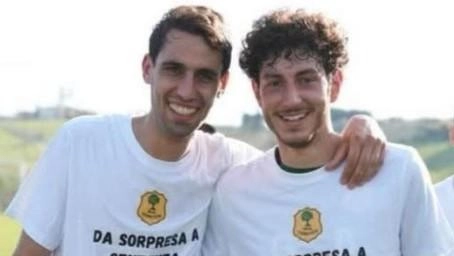 Da sinistra: Alessio Lamberti e Federico Mordagà, muro difensivo della Real Cerretese Da sinistra: Alessio Lamberti e Federico Mordagà, muro difensivo della Real Cerretese