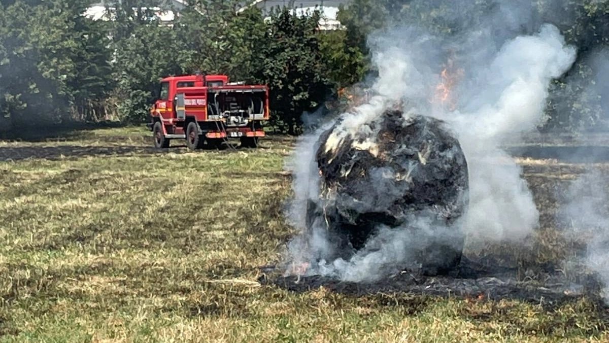 L'incendio in via Traversa delle Calvane (foto Vigili del Fuoco) L'incendio in via Traversa delle Calvane (foto Vigili del Fuoco)