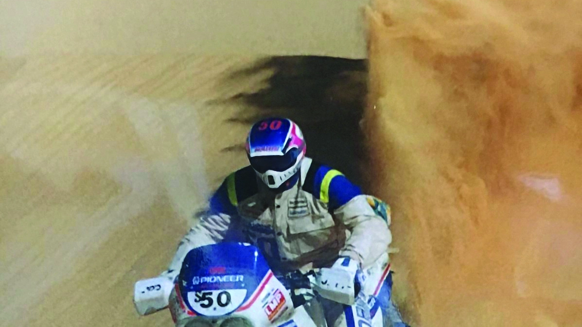 Luciano Pegoraro alla Parigi-Dakar del 1991 Luciano Pegoraro alla Parigi-Dakar del 1991