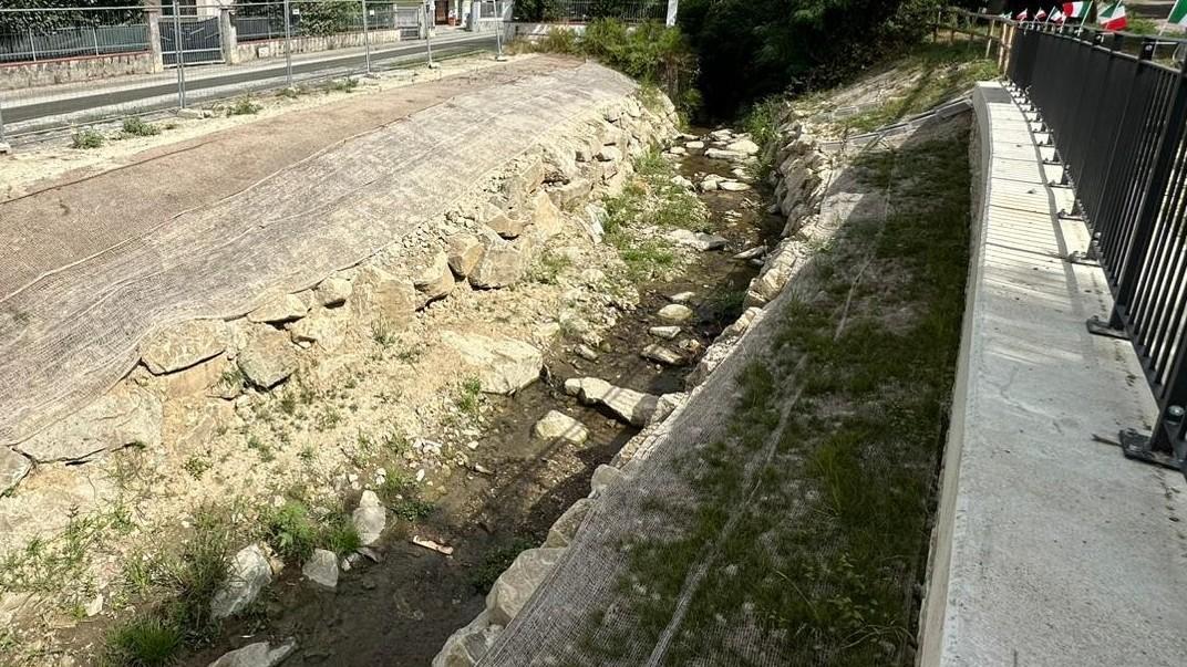 La sicurezza sul canale . Completato l’intervento La sicurezza sul canale . Completato l’intervento