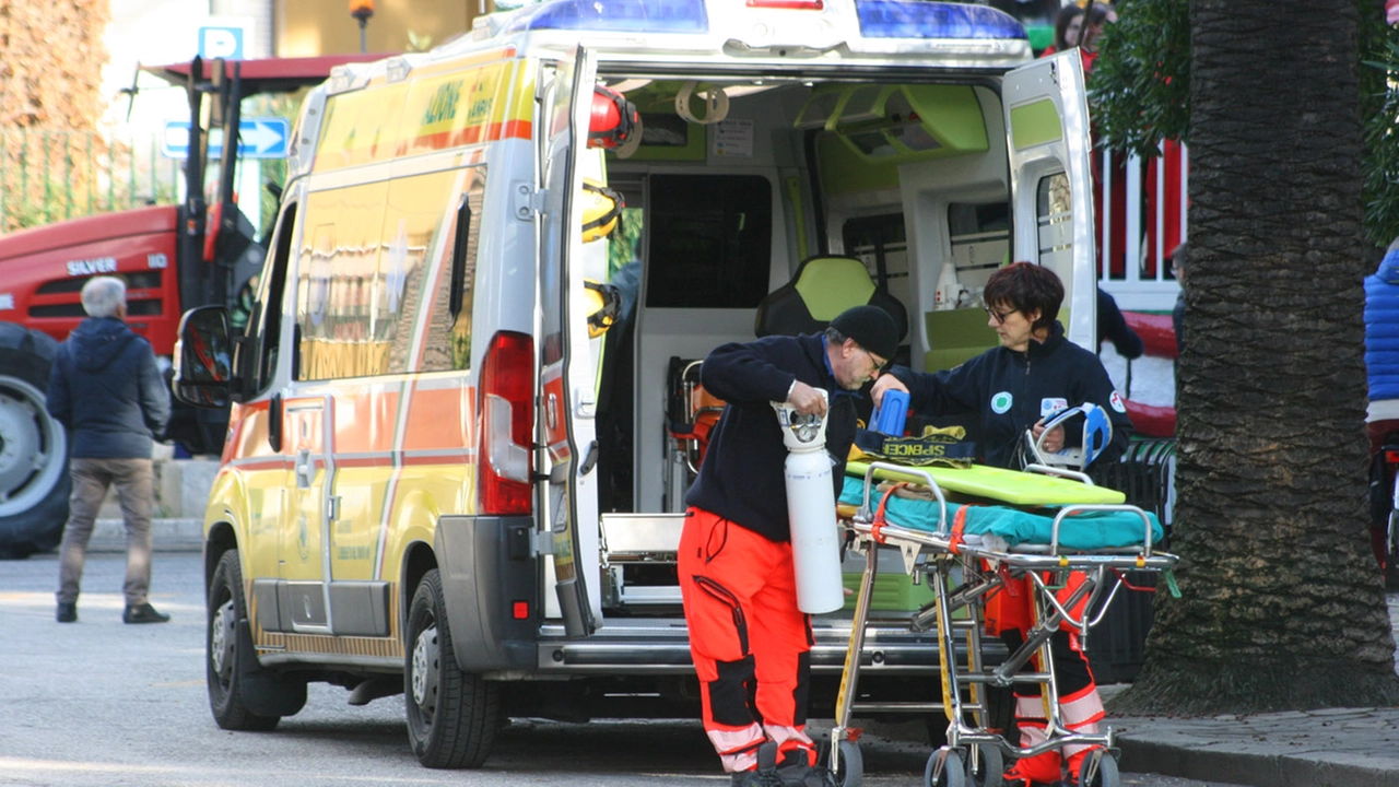 Una donna di 57 anni è stata trasportata a Grosseto Una donna di 57 anni è stata trasportata a Grosseto