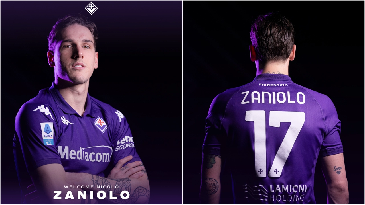 È ufficiale: Zaniolo alla Fiorentina, vestirà la maglia numero 17 (Foto Acf Fiorentina)