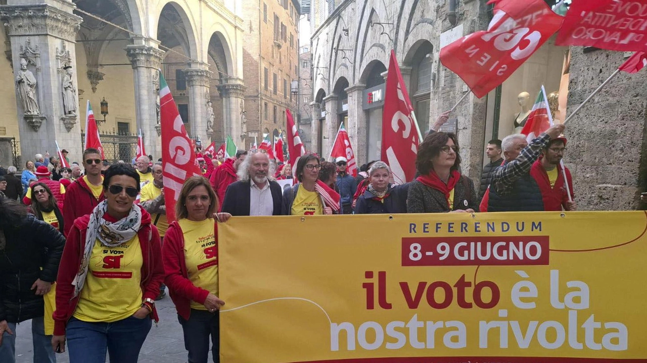 Alice D’Ercole alla manifestazione di ieri per le vie della città