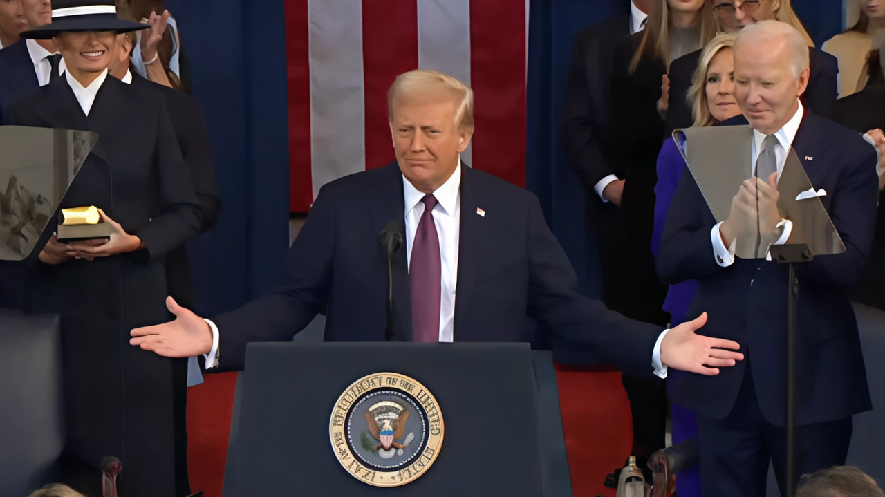 La cerimonia di insediamento del presidente degli Stati Uniti. Trump alla Casa Bianca Ha annunciato il ricorso ai dazi nell’import La cerimonia di insediamento del presidente degli Stati Uniti. Trump alla Casa Bianca Ha annunciato il ricorso ai dazi nell’import