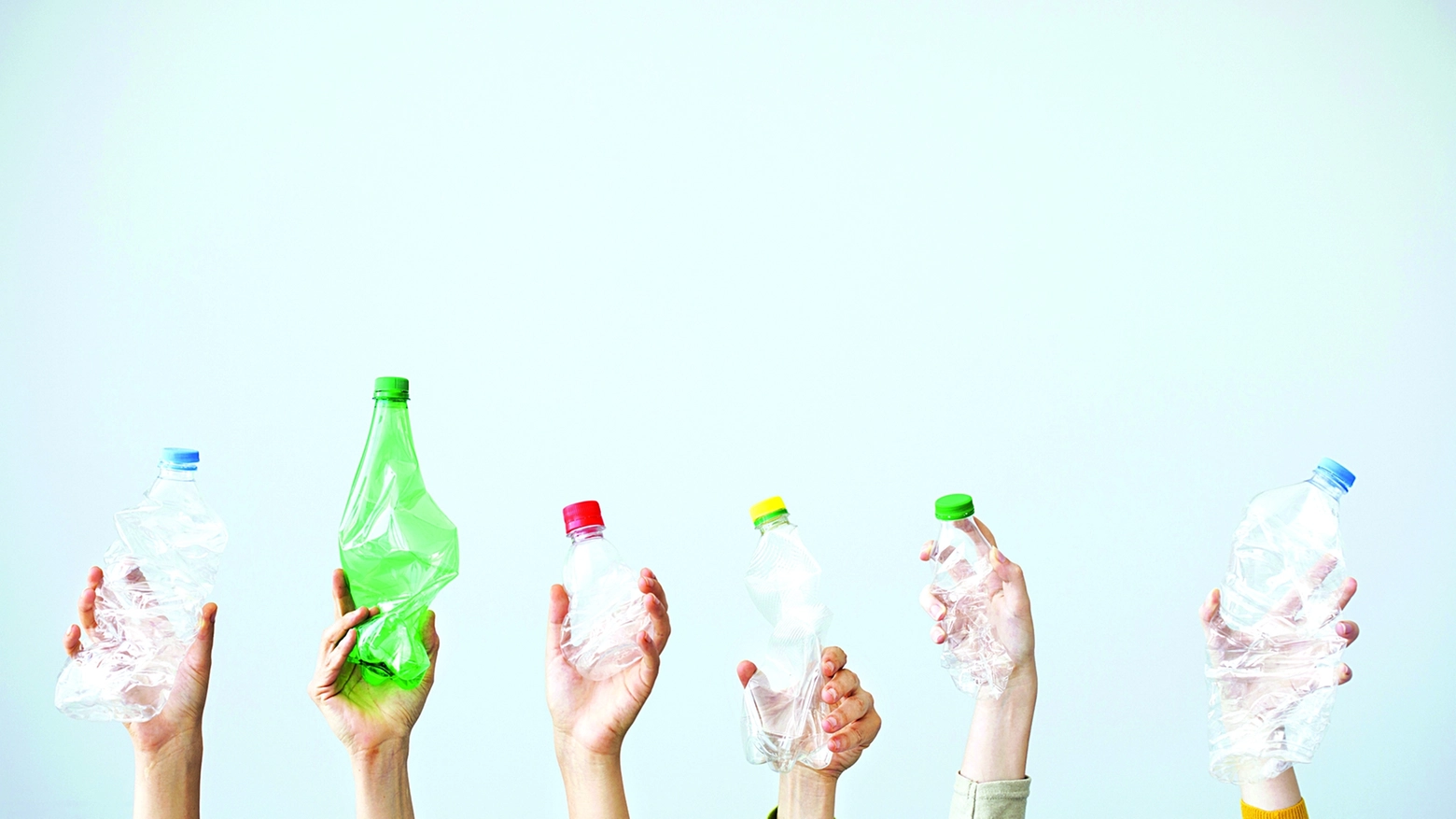 L'organizzazione ha eliminato le bottiglie di plastica e altro materiale inquinante