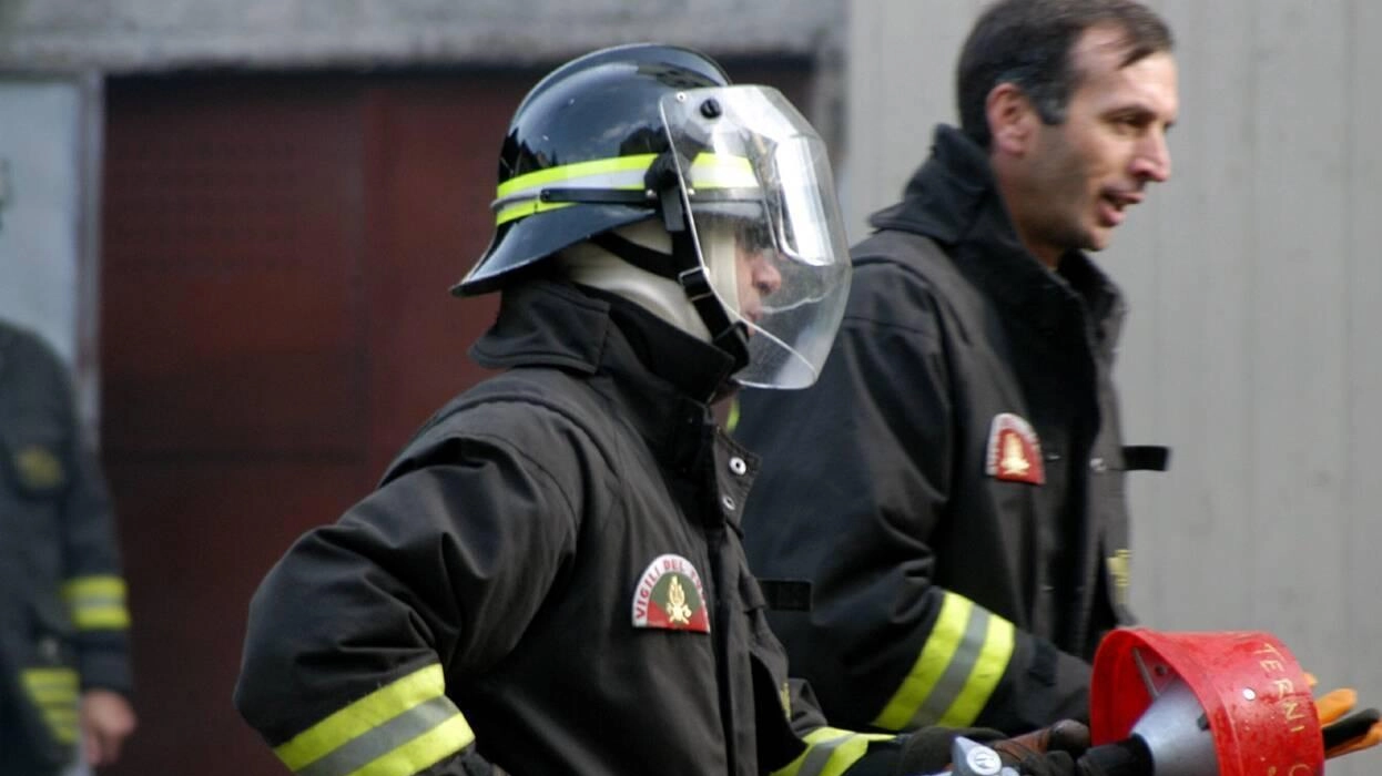 Casa a fuoco in Via Verdi