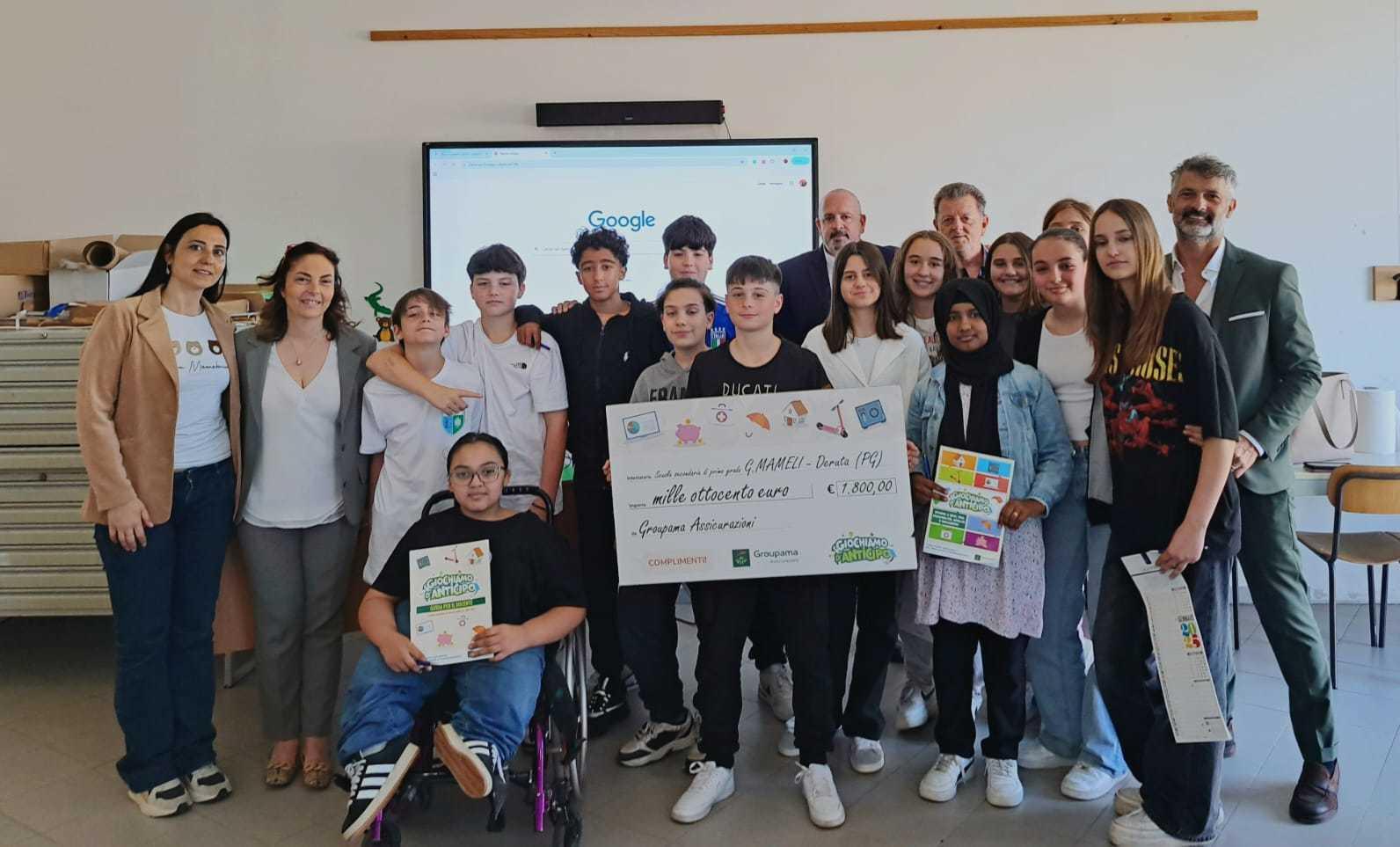 premiato il sogno di carlotta vince la scuola mameli di deruta