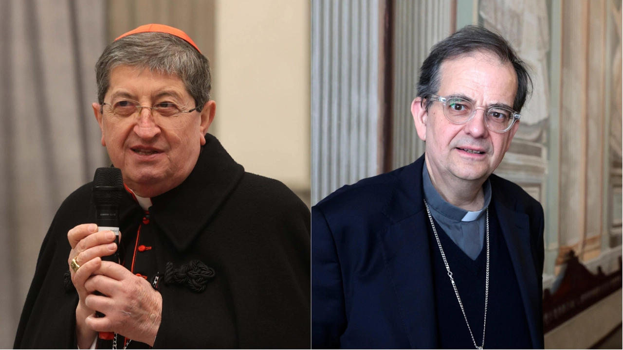 I cardinali Giuseppe Betori, arcivescovo emerito di Firenze, e Augusto Paolo Lojudice, arcivescovo di Siena-Colle di Val d’Elsa-Montalcino e vescovo di Montepulciano-Chiusi-Pienza