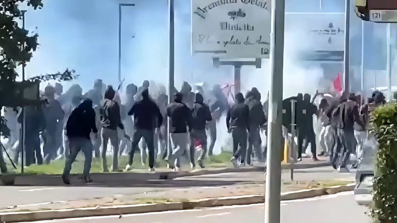 Gli scontri di Arezzo Gli scontri di Arezzo